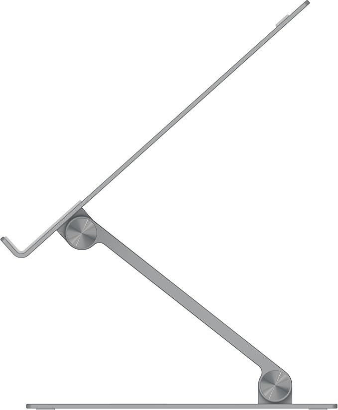 Razer Adjustable Laptop Stand: Supports Phones, Tablets, Laptops, Macbooks up to 18" - Adjust Height and Tilt - Durable Aluminum Construction - Vented Design - Foldable for Storage & Travel - Mercury