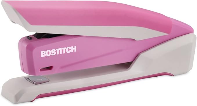 PaperPro-Bostitch 1188 inCOURAGE Stapler, 20-Sheet Capacity, Pink/White