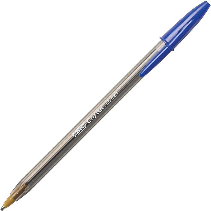 BIC Cristal Xtra Bold Ballpoint Pens, Bold Point (1.6mm) For Vivid And Dramatic Lines, Blue Ink, 24-Count Pack, Perfect Ink Pens