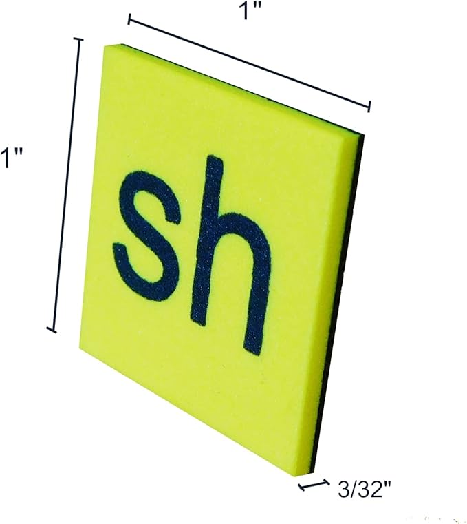 Foam Phonics Magnetic Foam Reading Tiles (Third Grade)