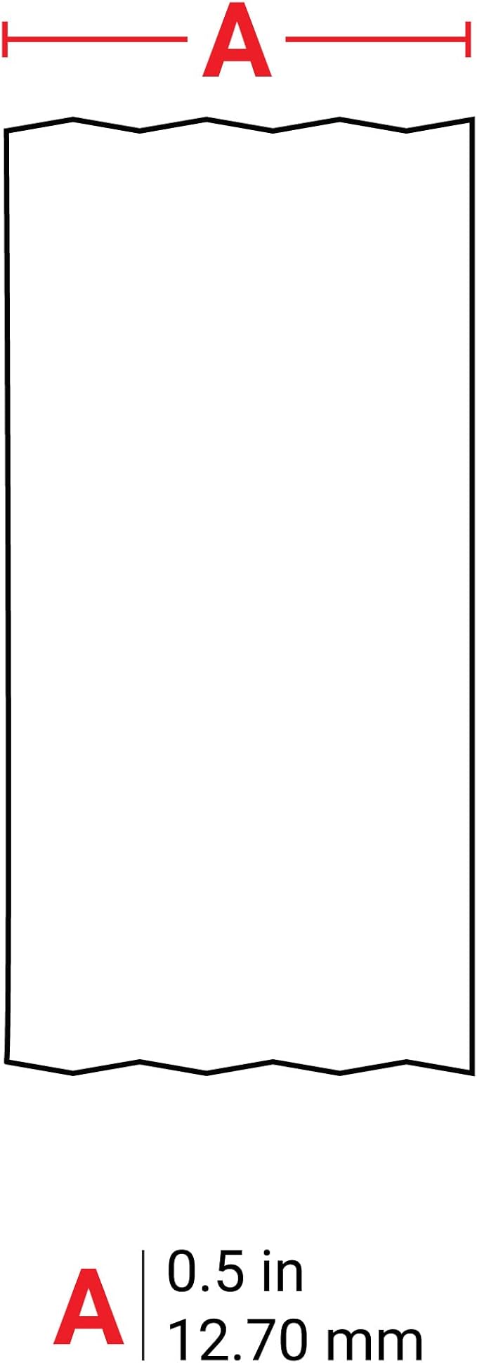 Brady Authentic (M21-500-430) Clear Harsh Environment Polyester Label for Lab, Asset Tracking, Datacom Labeling, Black on Clear- For M210, M210-LAB, M211, BMP21-PLUS and BMP21-LAB Printers, .5"W 21'L