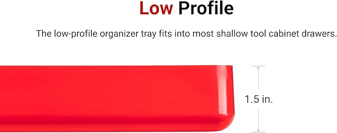 TEKTON 3-Compartment Organizer Tray (Black) | OTD11103 | Made in USA