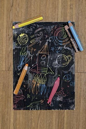 STABILO Multi-Talented Pencil woody 3 in 1 ARTY - Pack of 10 - Assorted Colors with Sharpener