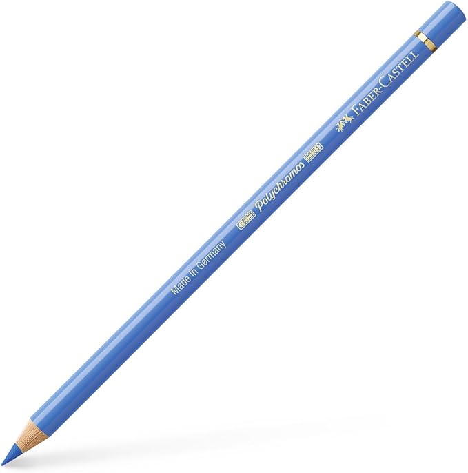 Faber-Castell Polychromos Artists' Single Pencil - Colour 140 Light Ultramarine