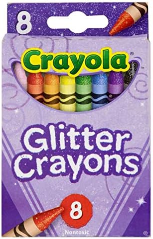 Crayola Glitter Crayons 8 Count