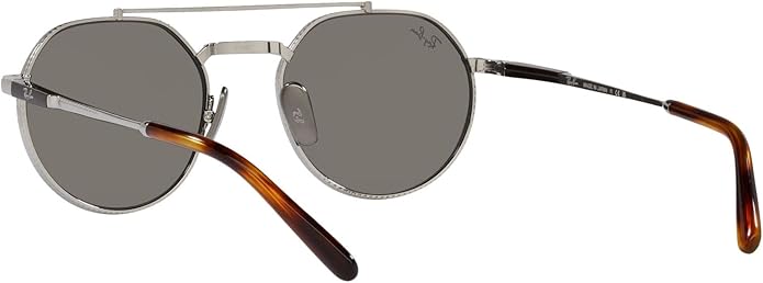Ray-Ban Unisex Rb8265 Jack II Titanium Round Sunglasses