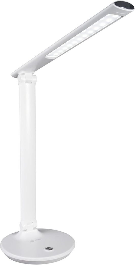 OttLite Emerge LED Sanitizing Desk Lamp with USB Charging – Sanitizes Your Work Space, Touch Activated, Flexible Neck, Modern Light for Reading, Crafting & Office Desktop