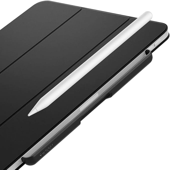 Spigen for Apple Pencil Pro Holder, 2nd Gen, Lenovo Yoga Pen, Galaxy S Pen, Compatible with Magic Keyboard, Smart Keyboard, Smart Folio, Remarkable 2 and Other Magnetic iPad Cases, Black
