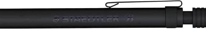 STAEDTLER 35-03B Mechanical Pencil, 0.01 inch (0.3 mm), All Black