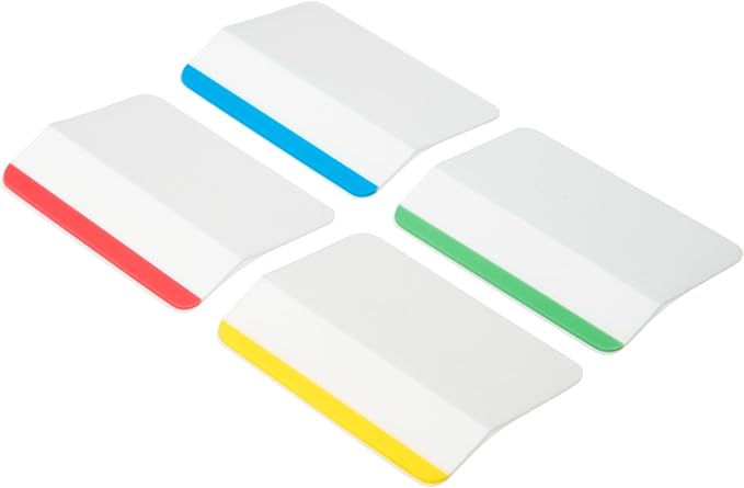 Post-it Tabs, 2 in, Lined, Assorted Primary Colors, 6 Tabs/Color, 4 Colors, 24 Tabs/Pack (686F-1) (Pack of 2)