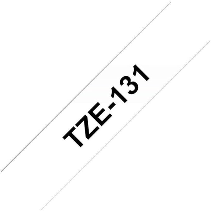 Brother TZe-241 3/4in Labeling Tape (26.2ft, Black on White)