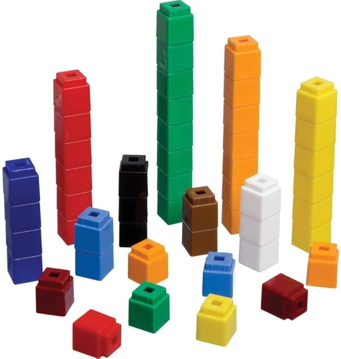 Didax Educational Resources Unifix Cubes, Green, Set of 100