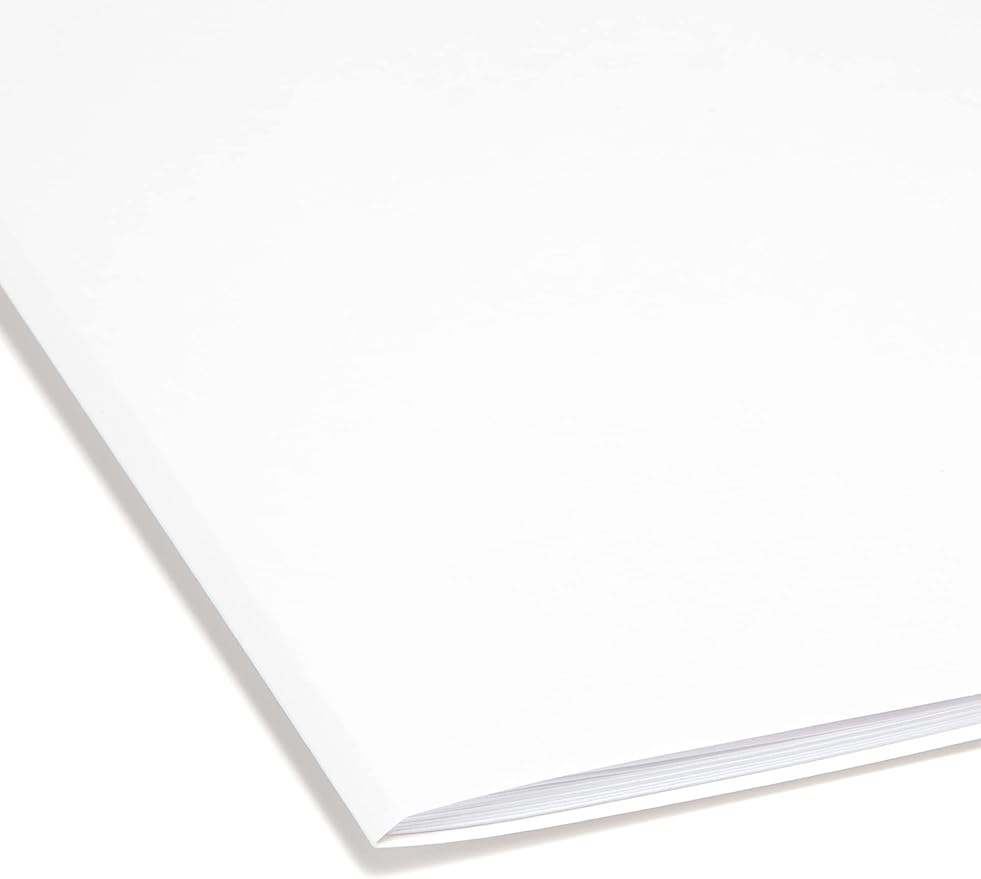 Smead Reversible File Folder, 1/2-Cut Printed Tab, 2nd Position, Letter Size, Ivory, 100 per Box (10348)