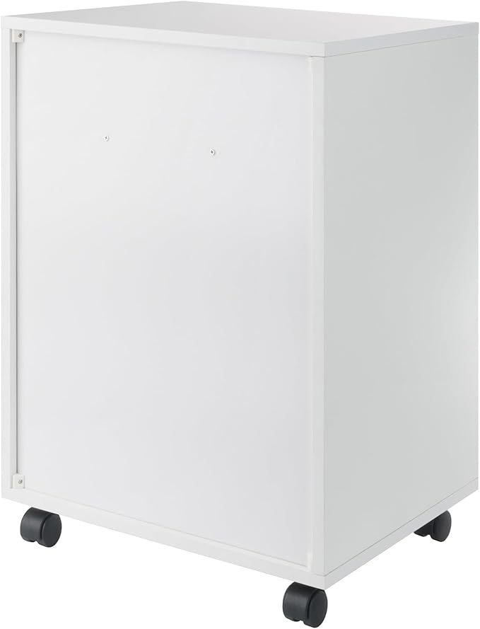 Winsome Halifax Bins & Drawers Mobile Cabinet, for Home Office, White