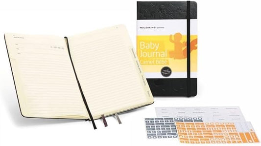 Moleskine Passion Journal, Baby, Hard Cover, Large (5" x 8.25") Black, 400 Pages