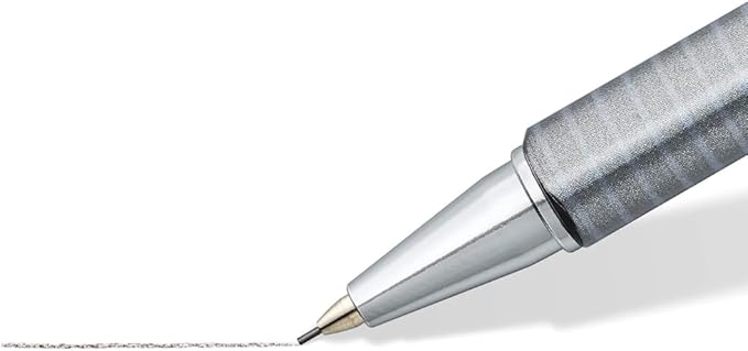 STAEDTLER Triplus Micro Mechanical Pencils (#2) 0.5mm lead, Retractable with Twist Eraser, Ergonomic Triangular Grip for Writing, Drawing & Drafting, 3-Pack (18)