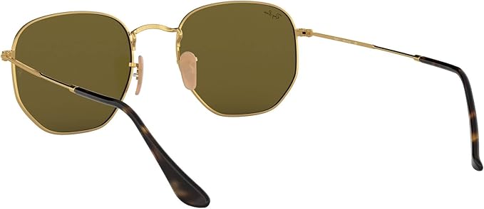 Ray-Ban unisex-adult Rb3548n Hexagonal Flat Lens Hexagonal Sunglasses