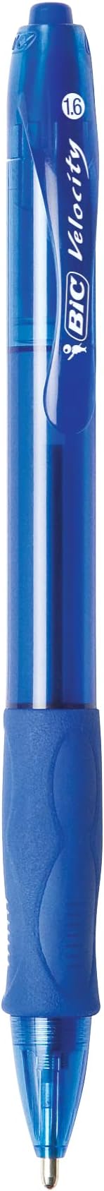 BIC Glide Bold Blue Ballpoint Pens, Bold Point (1.6mm), 36-Count Pack, Retractable Ballpoint Pens With Comfortable Full Grip