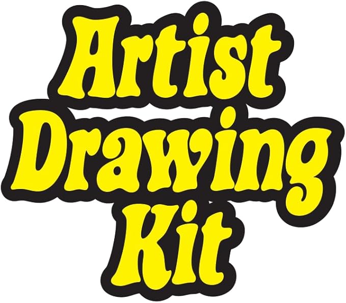World's Smallest You Create Artist Drawing Kit. Miniature Creative Art Craft Set. Includes: 6 Color Pencils, Sharpener, Eraser, Pad, and Drawing Board/Easel.