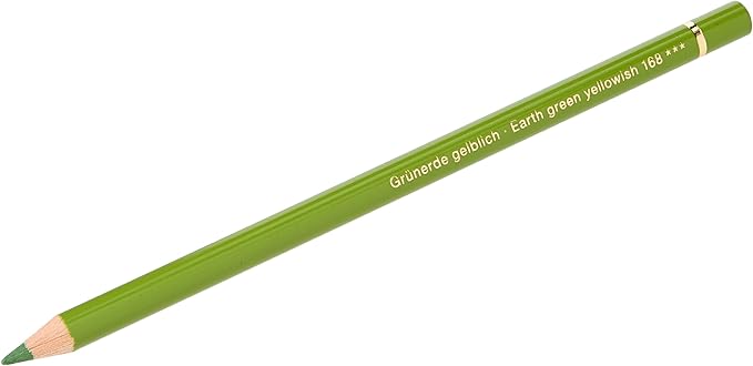 Faber-Castell Polychromos Artists' Single Pencil - Colour 168 Earth Green Yellowish