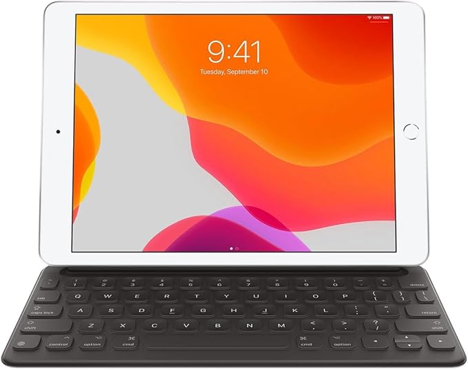 Apple Smart Keyboard: iPad Keyboard and case for iPad Pro 10.5-inch, iPad Air (3rd Generation), and iPad (7th, 8th, and 9th Generation), Comfortable Typing Experience, US English - Black