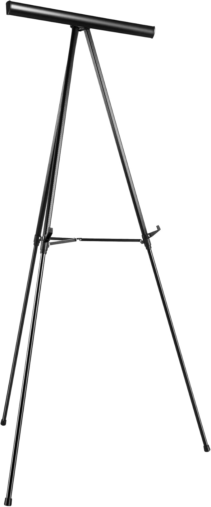 Amazon Basics Height Adjustable Aluminum Flipchart Easel Stand, Portable, for Whiteboard, Flip Chart, Poster Boards, Paper Pads and Signage, 35 x 2 x 28 Inches, Black