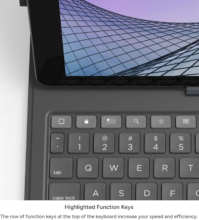 ZAGG - Messenger Folio 2 - Tablet Keyboard & Case for 10.2-inch iPad, 10.5-inch iPad/Air 3