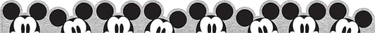 Eureka Disney Retro Mickey Mouse Extra Wide Decorative Classroom and Bulletin Board Trim for Teachers, 3.25" Wide, 12 Strips for 37 Total Feet