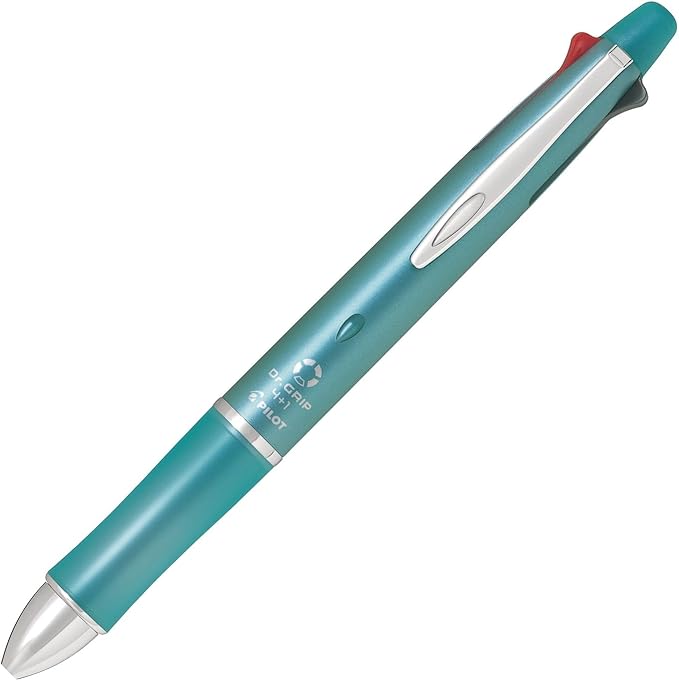 Pilot Dr. Grip Multi Function Pen, 0.5mm Acro Ink Ballpoint Pen, 0.5mm Mechanical Pencil, Mint Green (BKHDF1SEF-MG)