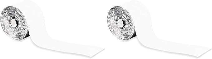 Bordette, PAC37014, Decorative Border, 1 / Roll, White, 2.25" x50' (Pack of 2)