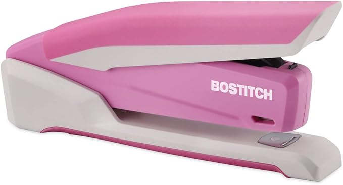 PaperPro-Bostitch 1188 inCOURAGE Stapler, 20-Sheet Capacity, Pink/White