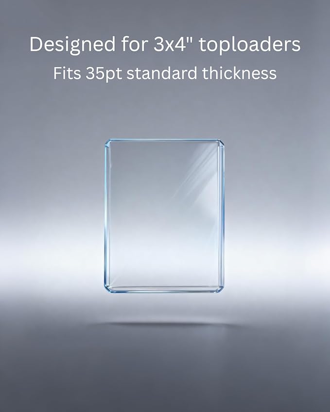 Top loader Binder - Holds 288+ Top Loaders for Cards, 9 Pocket Top Loader Binders with Sleeves for 3" x 4" Rigid Card Holders for Baseball, Football and other standard card(Blue)