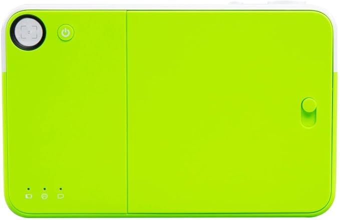 Kodak Printomatic Full-Color Instant Print Camera Starter Bundle + Carrying Case + Zink 20pk Photo Paper - Colorful Photos On 2x3 Sticky-Back Paper - Fun Gift for Birthday Christmas Holiday - Green