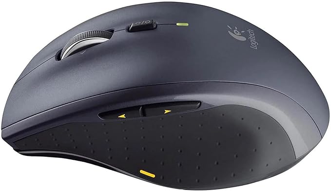 Logitech MK710-RB Desktop Wireless Keyboard/Mouse Combo, Hyper-Fast Scrolling Wireless Mouse USB, Keyboard with LCD Dashboard, Long Battery Life, Black (Renewed)