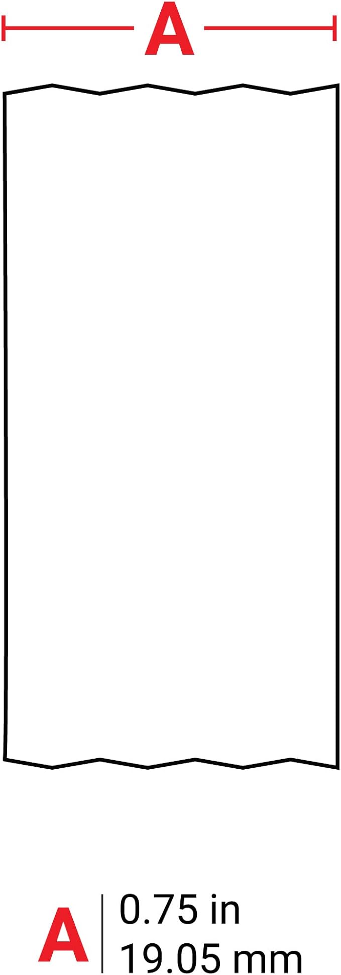 Brady Authentic (M21-750-430-WT-CL) Harsh Environment Polyester Label for Lab, Asset Tracking and Datacom, White on Clear- For M210, M210-LAB, M211, BMP21-PLUS and BMP21-LAB Printers, 0.75" W 21' L