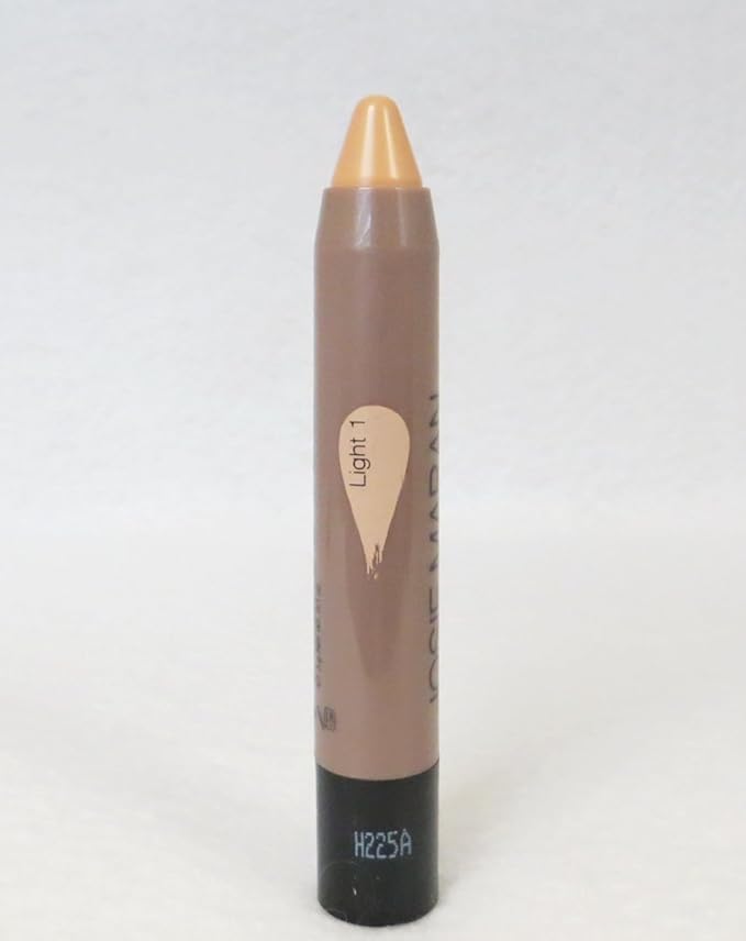 Josie Maran Argan Cream Concealer Crayon - Blemish & Under Eye Concealer Stick - Hydrating Luminous Finish with Buildable Coverage - Non-Comedogenic, Creaseless & Non-Cakey Formula - Light 1 (0.1 oz)