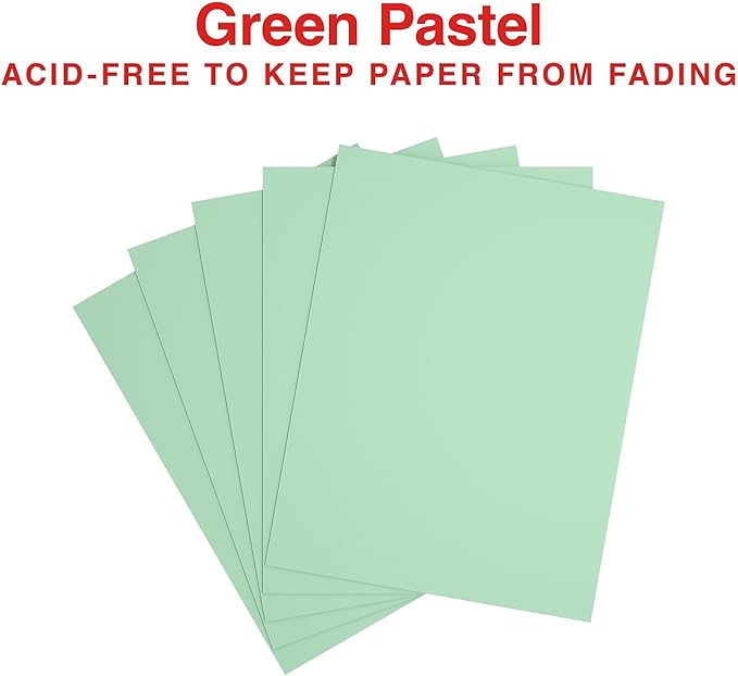 Staples 30% Recycled Color Copy Paper, 20 lbs., 8.5" x 11", Green, 500/Ream, For Office, School & Home