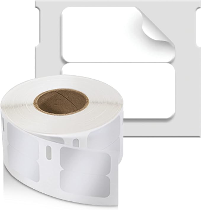 DYMO Multi-Purpose Labels White Extra Small | Self-Adhesive | For LabelWriter Printers | 1/2" x 1" | 1000 Labels, Pack of 10