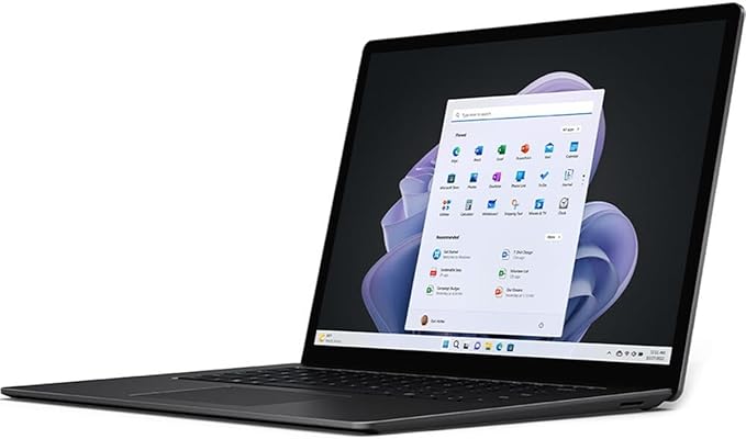 Microsoft Surface Laptop 5 13.5" Touchscreen Notebook - 2256 x 1504 - Intel Core i7 12th Gen i7-1265U - Intel Evo Platform - 32 GB Total RAM - 512 GB SSD - Matte Black (Renewed)