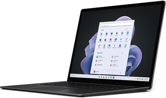 Microsoft Surface Laptop 5 13.5" Touchscreen Notebook - 2256 x 1504 - Intel Core i7 12th Gen i7-1265U - Intel Evo Platform - 32 GB Total RAM - 512 GB SSD - Matte Black (Renewed)