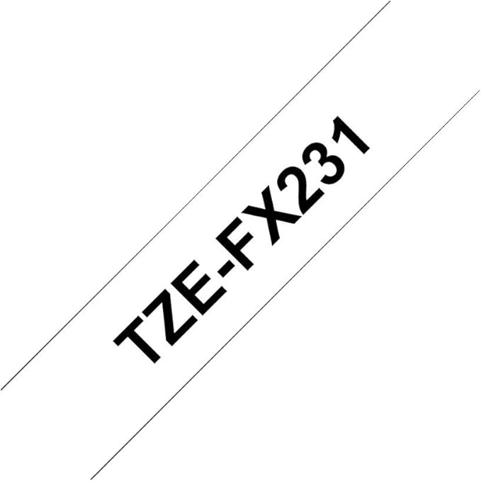 Brother TZE-FX231 Labels Black