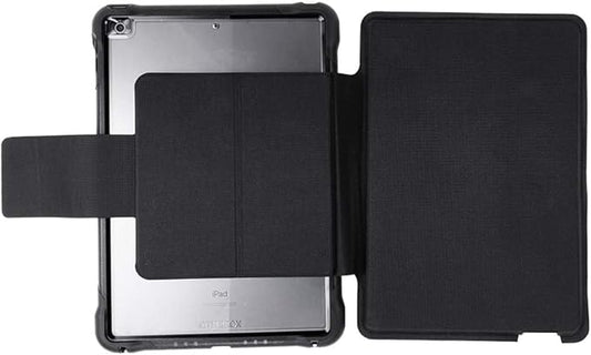 OtterBox UnlimitEd SERIES Case with Keyboard Folio + Screen Protector for iPad 7th, 8th & 9th Gen (10.2" Display - 2019, 2020 & 2021 version) - Non-retail/Ships in Polybag - Clear/Black