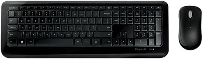 Microsoft Keyboard/Mouse PY9-00002 Desktop 850 Combo Wireless Black with AES Retail