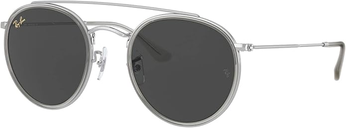 Ray-Ban Unisex Rb3647n Double Bridge Round Sunglasses