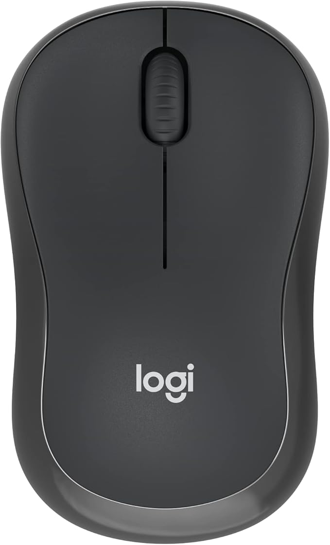 Logitech M240 Silent Bluetooth Mouse, Wireless, Compact, Portable, Smooth Tracking, 18-Month Battery, for Windows, macOS, ChromeOS, Compatible with PC, Mac, Laptop, Tablets - Graphite (Renewed)