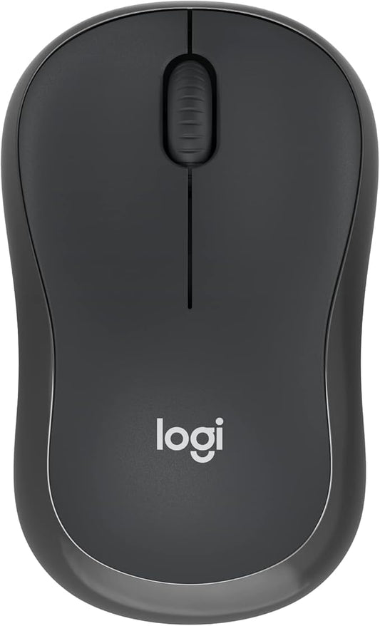 Logitech M240 Silent Bluetooth Mouse, Wireless, Compact, Portable, Smooth Tracking, 18-Month Battery, for Windows, macOS, ChromeOS, Compatible with PC, Mac, Laptop, Tablets - Graphite (Renewed)