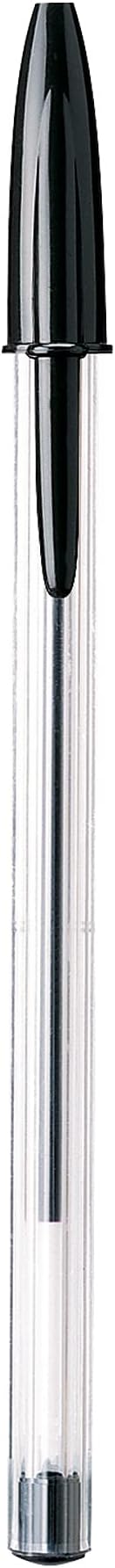 BIC Cristal Xtra Smooth Ballpoint Pen, Medium Point (1.0mm), Black, For Everyday Writing Activities, 10-Count