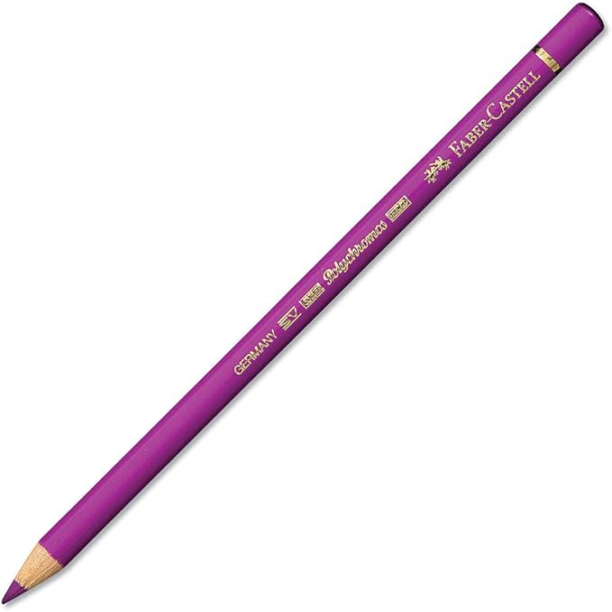 Faber Castell Polychromos Colored Pencils, 134, Crimson, 6 Count