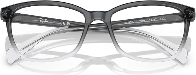 Ray-Ban unisex-adult Rx5362 Square Prescription Eyeglass Frames
