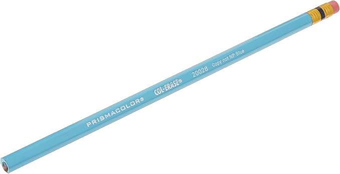 Prismacolor Col-Erase Erasable Colored Pencils, Non-Photo Blue, 12-Count - 20028